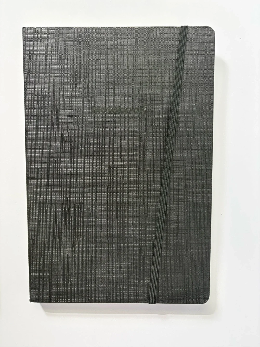 Letterbox Black and Blue Blank Notebooks with Elastic Closure